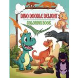 Dino Doodle Delight Coloring book: A Prehistoric Coloring Adventure with 50 Cute & Mighty Dinos!