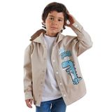 Dino Oversize Gabardin Erkek Çocuk Gömlek Ceket
