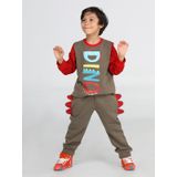 Dino Renkli Erkek Çocuk Eşofman Takım