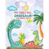 Dino-Saurus Coloring Book For Kids : The best dinosaurs coloring pages & connect the dots activities with preset colored backgrounds