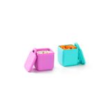 Dinossi Omiebox - Bento Kutusu İç Bölme Kapları 2li Pembe/Turkuaz