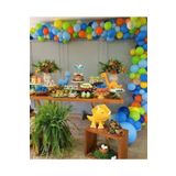 Dinozor Konsept Metalik Balonlar +Balon Zinciri Hediye