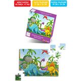 Dinozor Oyunları Mini Puzzle 40 Parça 3-7 Yaş Çocuk Puzzle Yapboz