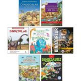 Dinozorlar ve Tarih Öncesi + Dinazorlar Dünyasında Bir Yıl + Ilk Sorular ve Cevaplarla Dinozorlar + Eğlenceli Sorular Dinozorlar + Dinazorlar Kitabı + Büyük Dinozor Araştırması + Dinosaurs / 7li