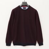 Dio Rise Erkek Uzun Kol İnce Sweatshirt - Czt-130 - Bordo - Lacivert Bordo - Lacivert