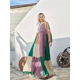 Dip Moda kadın pamuklu uzun salaş elbise DPDM6008