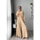Dip Moda kadın tunik pantolon ikili tesettür takım NMS052