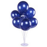 Dipak 7'li Balon Standı+7 Adet Metalik Balon Lacivert