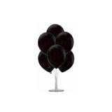Dipak 7'li Balon Standı+7 Adet Metalik Balon Siyah