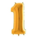 Dipak Gold ''1'' Rakamı Folyo Balon 40 Cm (16 Inc) Gold 16" 1