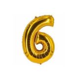 Dipak Gold''6'' Rakamı Folyo Balon 40 Cm (16 Inc) Gold 16"6