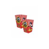 Dipak Kırmızı Renk Mickey Mouse Popcorn (mısır, Cips) Kutusu 8 Adet 8×11 Cm