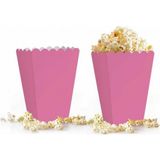 Dipak Pembe Renk Popcorn / Mısır, Cips Kutusu 8 Adet 8×11 cm