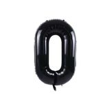 Dipak Siyah Renk 40 Inç 100 Cm 0 Rakam Folyo Balon