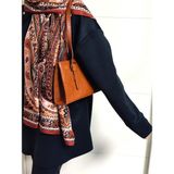 Diperla Hediyelik Elif Model Klasik Vintage Baget Kadın Çanta - Omuz ve El Çantası - 88-Taba