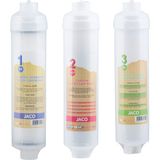 Diperla Kapalı Kasa 12 Inch Su Arıtma Cihazı Jaco Inline Filtre Seti - 3lü Set