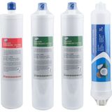 Diperla Zamanyolu Su Arıtma Cihazları Ile Tam Uyumlu 12 Inch Su Arıtma Cihazı Inline Filtre Seti - 4lü Set
