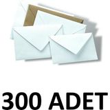 Diplomat 300 Adet 14X20 cm Davetiye Zarfı 90 gr Beyaz