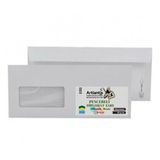 Diplomat Zarf Pencereli 10.5x24 Cm Beyaz 90 Gr Silikonlu 25li 1 Paket Artlantis 105*240 Mm Para Zarfı Beyaz 25 Li 1 Paket