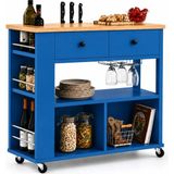 Dipole Furniture Handy Mat Lake Koyu Mavi (RAL-5017) Servant Mobilyası