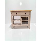 Dipole Furniture Mate Mat Lake Sütlü Kahve (RAL-1019) Mutfak Servant Mobilyası