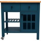 Dipole Furniture Mate Mat Lake Yeşil-Mavi (RAL-5001) Mutfak Servant Mobilyası - Montaj Dahil