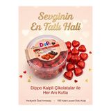 DİPPO KALPLİ LOVE SERIES ÇİKOLATA 5GR'100ADET' ÇİKOLATA Bayramlık, İkramlık, hediyelik