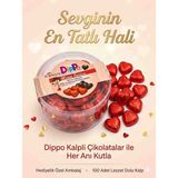Dippo Love Series 100 Adet Kalpli Çikolata 5g Sütlü Kokolin Lezzeti Bayramlık Hediyelik - 1 Adet