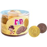 Dippo Sütlü Çikolata Kakaolu 5 gr 100'lü Eğlenceli Para Şeklinde İkramlık - 500 gr