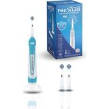Direct Nexus Elektirikli Diş Fırçası Orta Sertlikte Kıllar ile 2 Yedek Başlık ve Sert Plastik Seyahat Kabı