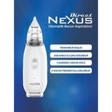 Direct Nexus Elektrikli Burun Aspiratörü Yıkanabilir Başlık ile USB Şarj Edilebilir 0 Yaş ve Üstü