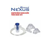 Direct NEXUS Kompresörlü Nebulizatör - Yedek Maske Seti