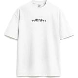 Directed By Wong Kar Wai Yönetmen Serisi Baskılı Yazılı Unisex Beyaz Tişört - Siyah - XL