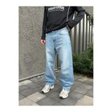 DIRECTIVE JEANS erkek baggy jeans bol pantolon mavi premıum
