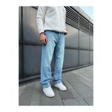 DIRECTIVE JEANS Erkek Baggy Pantolon Bol Paça MAVİ Yıkamalı Baggy Jeans