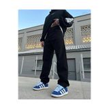 DIRECTIVE JEANS Erkek Baggy Pantolon Bol Paça Siyah Yıkamalı Baggy Jeans düz haki