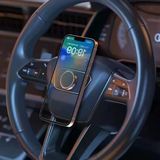 Direksiyon Manyetik Telefon Tutucu, 360° Dönebilir, Araç Içi ve Masa Üstü Montaj, Tüm Akıllı Telefonlarla Uyumlu, Anahtar, Pc, Çoklu Kullanım Alanı, Yüksek Güçlü Tutuş, Siyah (3,5cm - XCH2013)