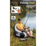 Direkstoktan Five Stars Relax Time - Fishing Chair Şişme Balıkçı Koltuğu / Pratik Taşınabilir Olta Tutuculu & Bardaklıklı Roll N' Store Sistemli (94X94X76 Cm)