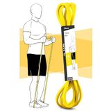 Direnç Bandı Kas Geliştirme Lastiği – Fitness Pilates Cross Training Band, Crossfit Antrenman ve Traınıng Band Kullanımına Uygun, Yoga Push Up Barfiks Bandı (5 kg)
