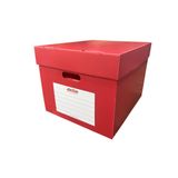 Dirilim Plastik Arşiv Kutusu 41x35x30H geniş 5 klasör kapasiteli gri renkli oluklu plastik arşiv ve taşıma kutusu sağlan ve suya dayanıklı corrugated plastic sheets (kırmızı)