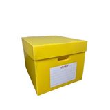 Dirilim Plastik Arşiv Kutusu 41x35x30H geniş 5 klasör kapasiteli gri renkli oluklu plastik arşiv ve taşıma kutusu sağlan ve suya dayanıklı corrugated plastic sheets (sarı)