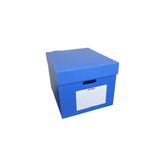 Dirilim Plastik Arşiv Kutusu 41x35x30H geniş 5 klasör kapasiteli Mavi renkli oluklu plastik arşiv ve taşıma kutusu sağlam ve suya dayanıklı corrugated plastic sheets ofis kutusu office box (5)