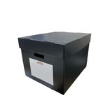 Dirilim Plastik Arşiv Kutusu 41x35x30H geniş 5 klasör kapasiteli Siyah renkli oluklu plastik arşiv ve taşıma kutusu sağlam ve suya dayanıklı corrugated plastic sheets ofis kutusu office box (10)