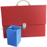 Dirilim Plastik Resim Çantası ve Proje Çantası 25X35CM Ilkokul Resim Çantası - Kırmızı
