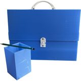 Dirilim Plastik Resim Çantası ve Proje Çantası 25X35CM Ilkokul Resim Çantası - Mavi