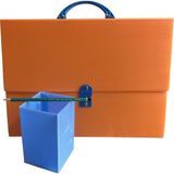 Dirilim Plastik Resim Çantası ve Proje Çantası 25X35CM Ilkokul Resim Çantası - Turuncu