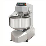Dirmak ISM 100-32S CR Spiral Hamur Yoğurma Makinası 100 Lt Kazan İki Yönlü Kazan 50 Kg Un Kapasiteli İki Devirli İki Yöne Dönen Kazan Krom Gövde 380v/3p/50hz