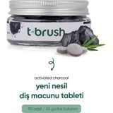 Diş Aktif Kömürlü Doğal Diş Macunu Tableti - Florürlü - Glutensiz - Vegan - 90 Tablet - yok