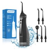 Diş Çekme için Su Pensesinde Kablosuz, Beautypick Taşınabilir Elektrikli diş ipi diş temizleme ve diş ipi için, 300 ml diş telleri ağız sulayıcı, ev seyahatleri için şarj edilebilir su geçirmez diş