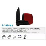 DIŞ DİKİZ AYNASI MEKANİK ASTARLI SOL FIORINO NEMO BIPPER 07> M001.1393